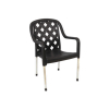 Cello Plastic Chair/Pipe Radial 570 x 550 x 885mm