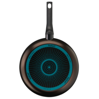 Tefal Easy Cook Frypan 26cm Titanium Non Stick Thermo Signal 100% Safe Cooking Pan Suitable for All Heat Sources Except Induction B5540502
