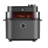 Evvoli Air Fryer 8L Digital Control Panel Display, 8 Preset Programs with Juicy and Crisper Plate and Water Tank1650W Black EVKA-AF8008D