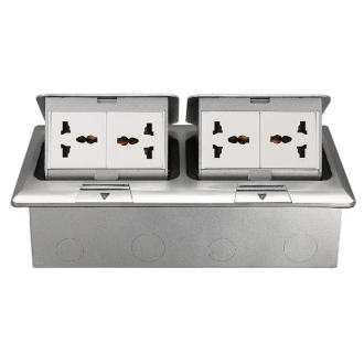 Tronic Floor Socket 2G Universal + RJ45 Data