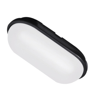 Tronic Black Oval LED Bulkhead 15 Watts