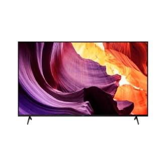 Sony 55" LED 4K HDR Smart Google TV, Triluminos Display, Dolby Vision & Atmos, Motionflow XR Technology, 4K X-Reality Pro, Bravia Cam with Gesture Control, Bezel Design KD-55X80K