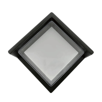 Tronic Black LED Wall Light Square