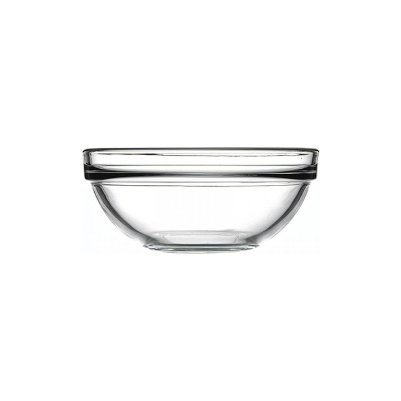 Pasabahce Chef'S Glass Bowl 105Mm 6Pcs, Dishwasher, Microwave, Fridge Safe &Amp; Stackable 53493