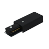 Tronic Black Tracklight Connector with 2 Wires