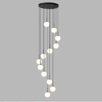Tronic G9 Pendant Lamp WH 2024-G912-10-WH