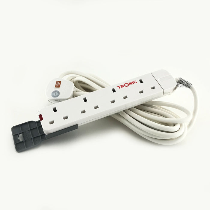 Tronic 4 Way Extension Socket With 10 Metre Cable 2 Tronic 4 Way Extension Socket With 10 Metre Cable