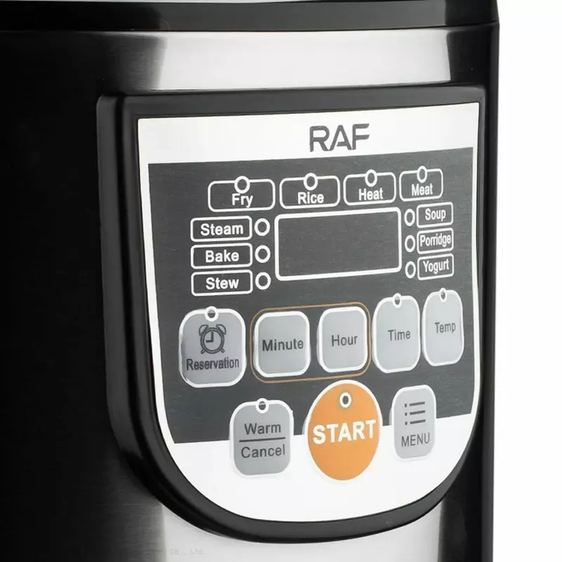 RAF Rice Cooker 5L 900W, Multi Function Menu, Constant Temperature, 24 Hour Timer, Fry, Heat, Steam, Bake & Stew R.178 - Image 7
