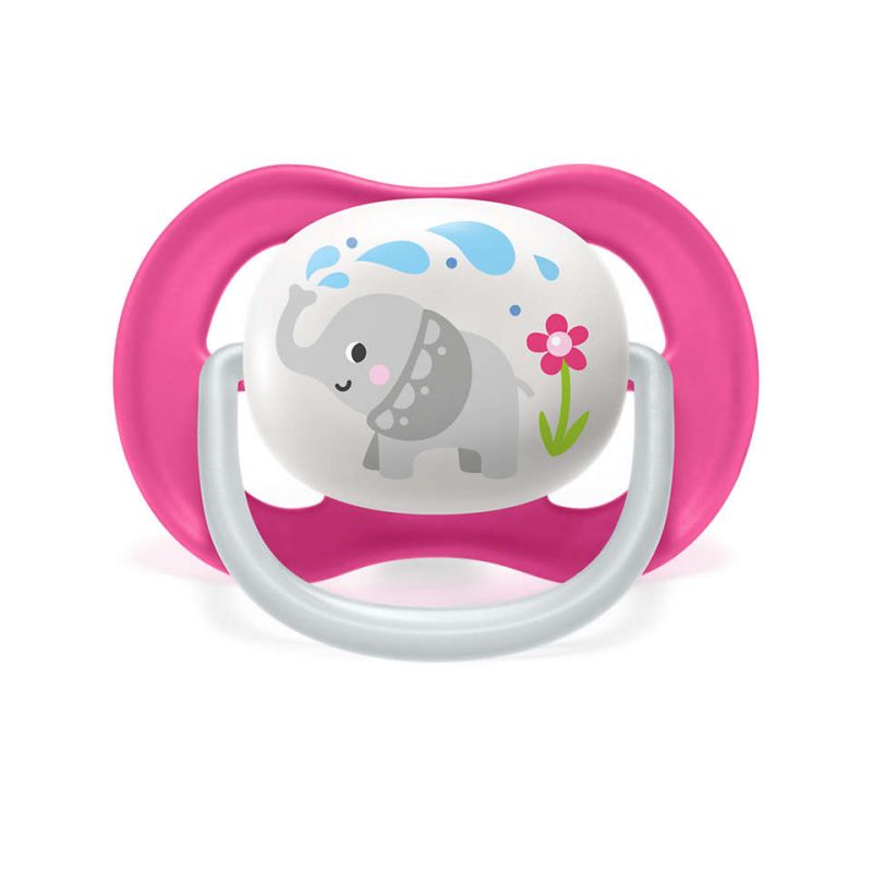 Philips Avent Soother Ultra Air Animals for Girl 6-18m 2's 080/08 - Image 3