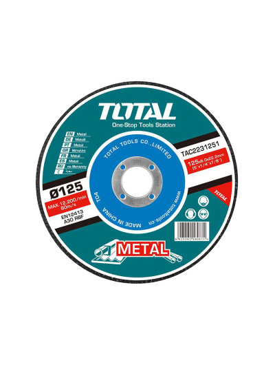 Total Abrasive Grinding Disc 5” for Metal TAC2231251