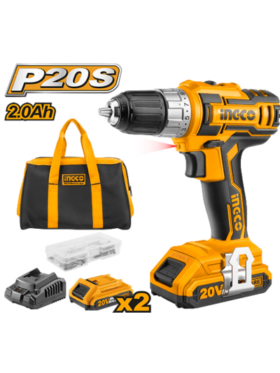 Ingco Lithium-Ion Cordless Drill 20V CDLI2002