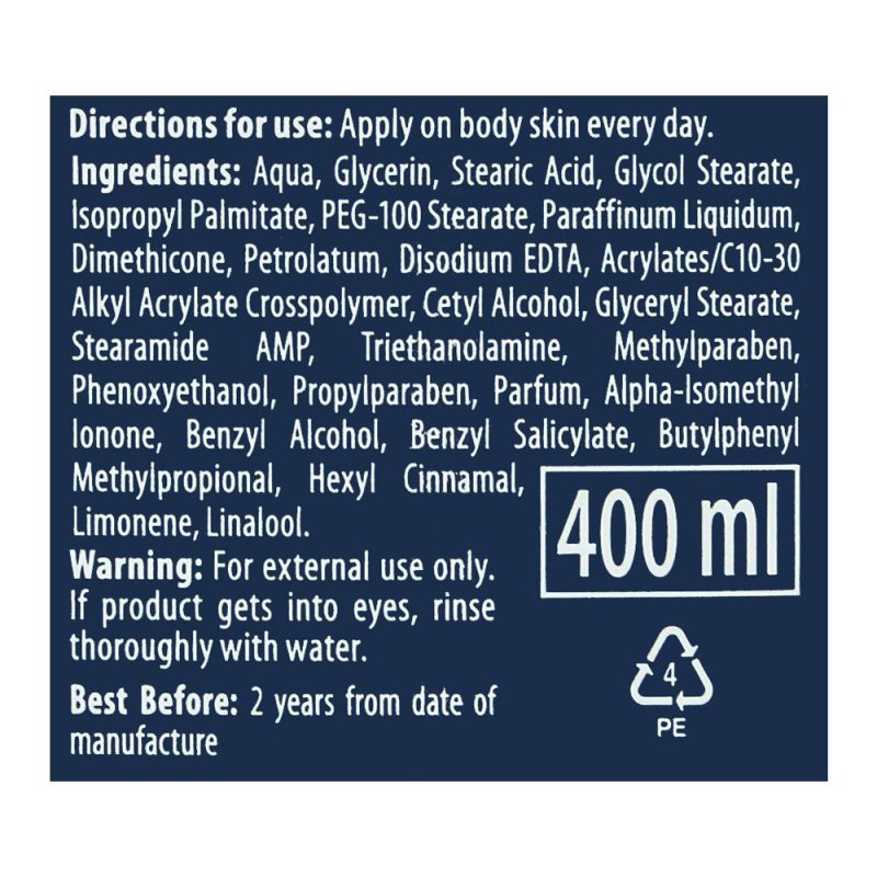 Vaseline Men Body Lotion Strength 400ml 3in1 Lotion for Dry Skin Provides Healing Moisture for Healthy-Looking Resilient Skin 69735264 (Pack of 3) - Image 3