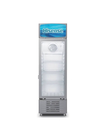 Hisense Beverage Cooler 282L Single Door, Light Box, Frost, White FL-37FC