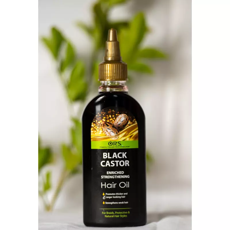 Ors Black Castor Hair Oil Enriched Strengthening, keeps the Scalp Moistured, Promotes Thicker and Longer Hair, Strengthens Weak Hair 100ml ORSBCHO100 - Image 2