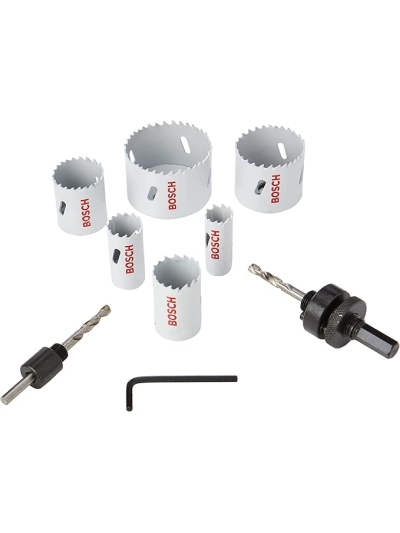 Bosch Electricians Hole saw Set 2608580804 (Pack of 9Pcs)