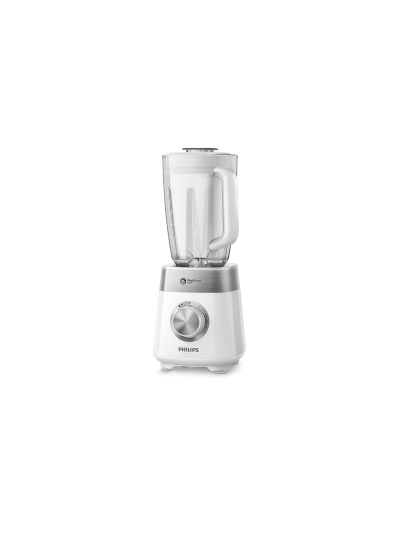 Philips Blender 2L with Max 1.5 L Capacity Jar 800W, Multi Speed Setting + Pulse, with Ice Crush Function 6 Star Serrated Steel Blade HR2224/00
