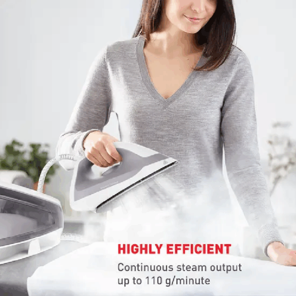 Tefal Express Optimal Steam Generator Iron 2200W with 1.2L Tank 1.6m Power Cord Ceramic Soleplate SV4111G0 - Image 7