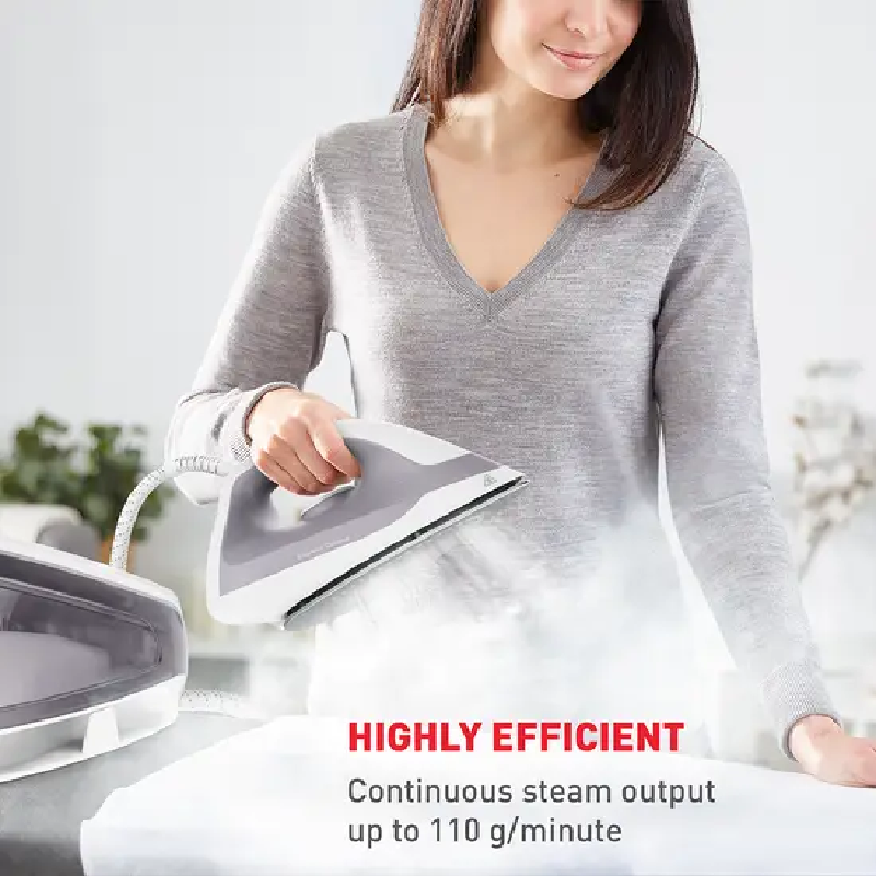 Tefal Express Optimal Steam Generator Iron 2200W with 1.2L Tank 1.6m Power Cord Ceramic Soleplate SV4111G0 - Image 7