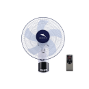 Dolphin Wall Fan - 16-Inch, Five Blades, Indoor Use, with Remote Control, ME-1605WP-R.