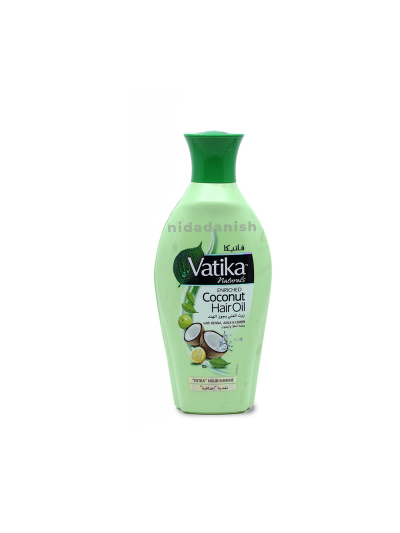 Dabur Vatika Naturals Coconut Hair Oil with Henna, Amla, Lemon & 5 Herbs - Nourish & Strengthen Hair & Scalp for Healthy & Radiant Hair for Kids, Women & Adults 125ml (Pack of 6)