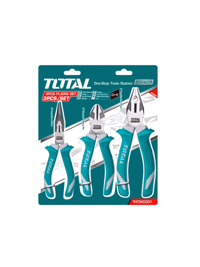 Total Pliers Set 3pcs THT2K0301