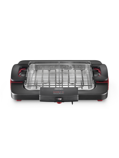 De'Longhi Barbecue Grill 1900w Adjustable Grill Height Cool-Touch Handles Indicator Light BQ55