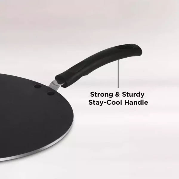 Pigeon Tawa Non-Stick Concave 25cm Aluminium Multi Tawa Pancake Pan Flat Pan Dosa Pan 260 - Image 5