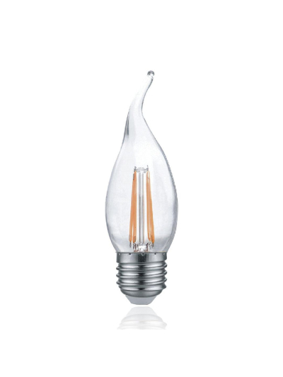 Tronic 4 Watts Filament Candle Tail LED E27 (Screw) Bulb