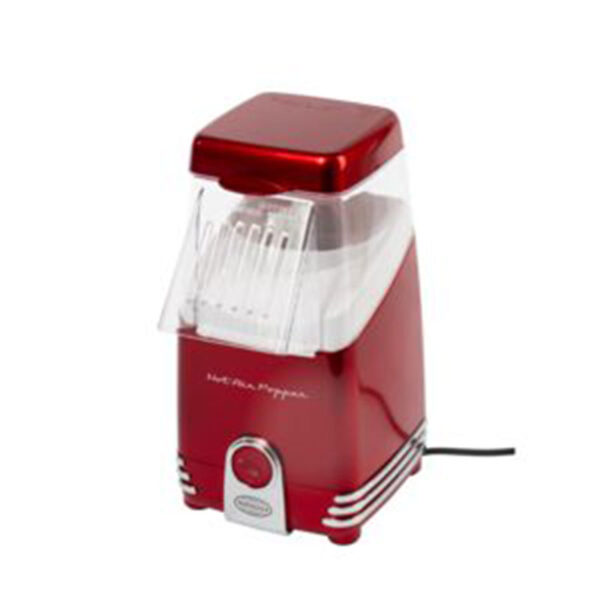 Nostalgia Popcorn Maker 1040W Hot Air Red and Clear BPA Free - Image 3