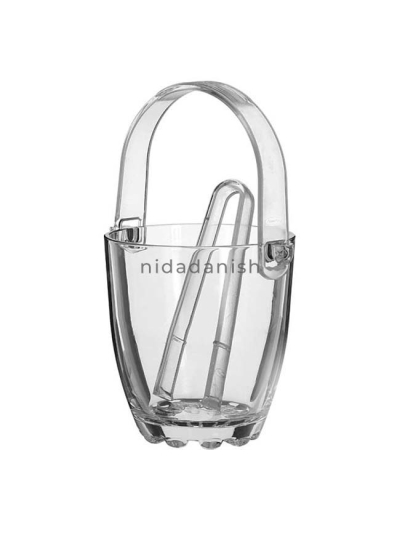 Pasabahce Ice Bucket Sylvana + Tong 53628