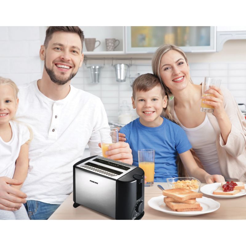 Nikai Toaster 2 Slice 750W with Self Centering Feature NBT555S1 - Image 5