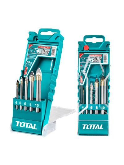 Total Drill Bit Set for Glass 5pcs TACSD7256