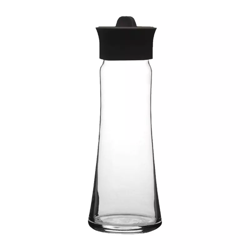 Pasabahce Carafee Basic Decor with Black Lid 1Ltr 43234 - Image 2
