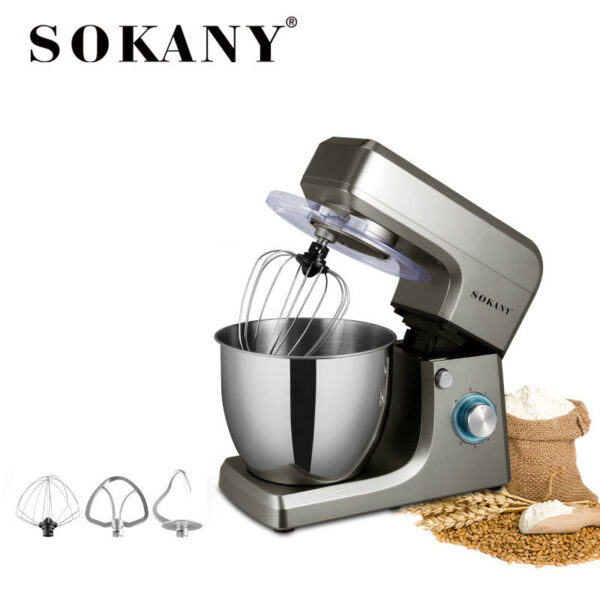 Sokany Stand Mixer 1400W 8L 3 Attachments - Image 3