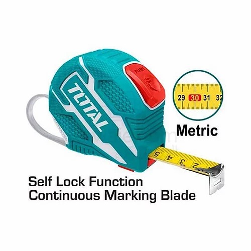Total Steel Measuring Tape 5m x 19mm TMT126251 - Image 2