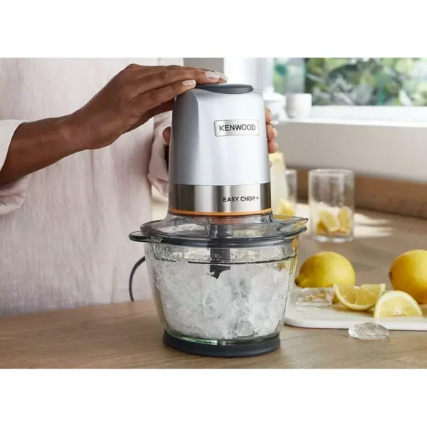 Kenwood Chopper 600ml Steel Bowl 500w Chp62.700si Dripper Pro, Quad Blade, Storage Lid, Dual Speed, Spatula, Ice Crush Function - Image 7