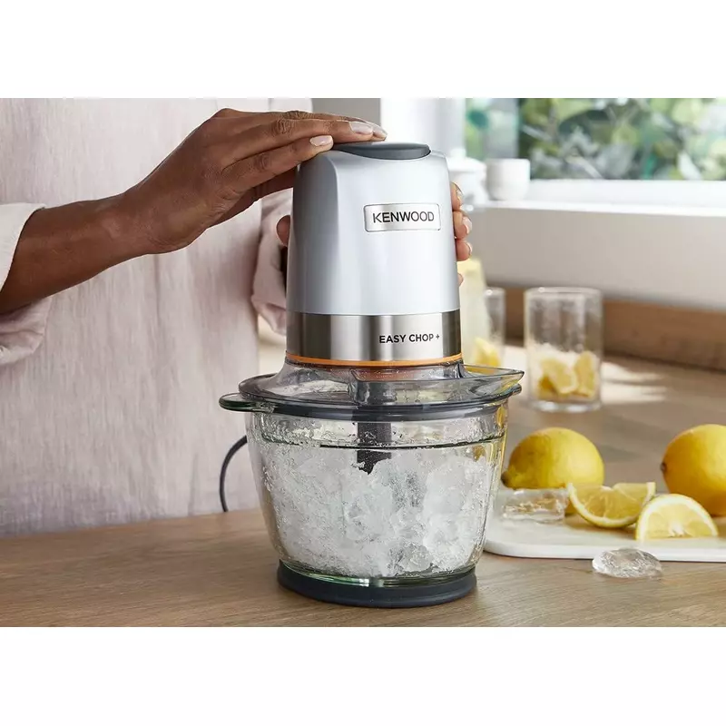 Kenwood Chopper 600ml Steel Bowl 500w Chp62.700si Dripper Pro, Quad Blade, Storage Lid, Dual Speed, Spatula, Ice Crush Function - Image 7