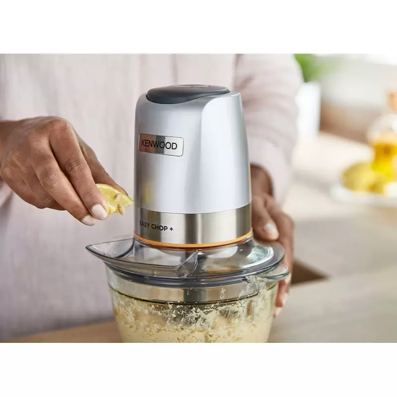 Kenwood Chopper 600ml Steel Bowl 500w Chp62.700si Dripper Pro, Quad Blade, Storage Lid, Dual Speed, Spatula, Ice Crush Function - Image 6
