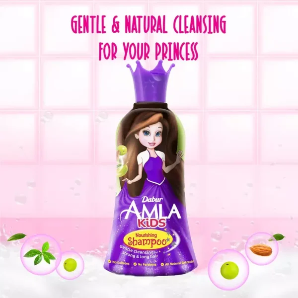 Dabur Amla Nourishing Shampoo for Kids 200ml 6pcs DASK200 - Image 2