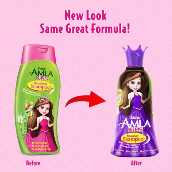 Dabur Amla Nourishing Shampoo for Kids 200ml 6pcs DASK200 - Image 3
