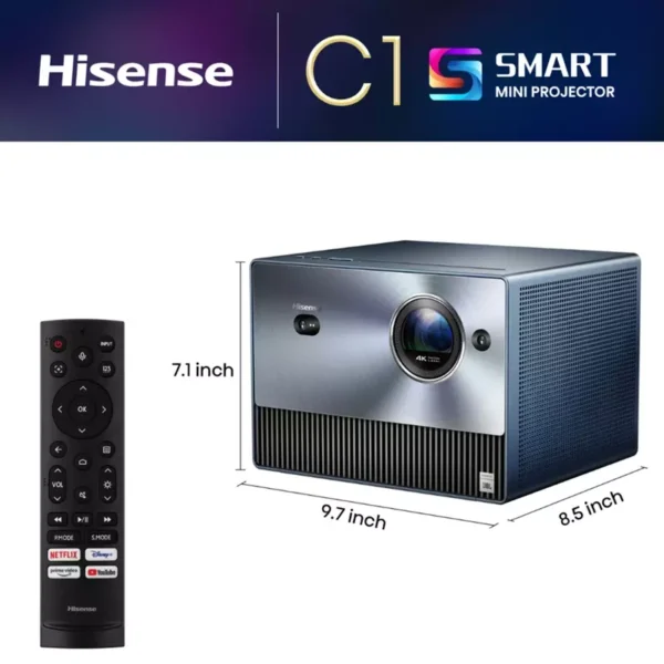 Hisense Trichroma 4K Laser Mini Projector C1 - Image 7