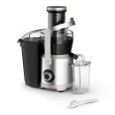 Moulinex Juicer 1000W Nutri XXL Easy-to-Use Juice Extractor XXL Feeding Tube Full Fruit Insertion Drip-Stop Protection 2 Speeds 2.2 L Pulp Container 0.8 L Juice Container JU660D27