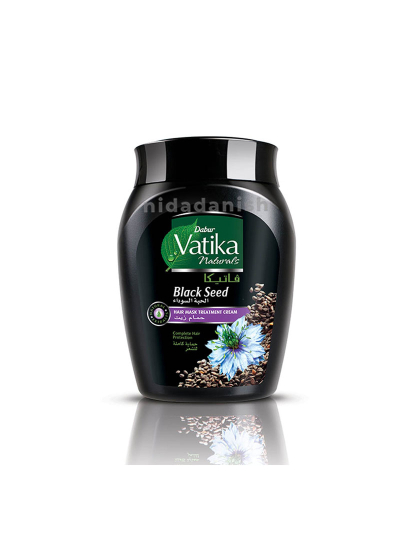 Vatika Hot Oil Treatment Complete Protection, for Damaged Hair, Black Seed-Habba Sauda 1KG (Pack of 3)