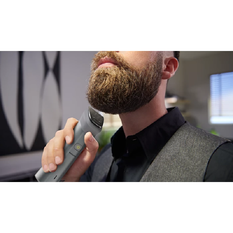 Philips All-in-One Cordless Trimmer with 10in1 Multi groom Kit, 120min Runtime, BeardSense Technology, Self-sharpening Steel Blades MG5920 - Image 5