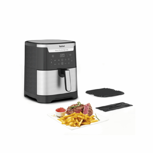 Tefal 2in1 Air Fryer Easy Fry & Grill XXL 6.5L 1830W with Grill Plate Digital Display & Timer EY801D27 - Image 4