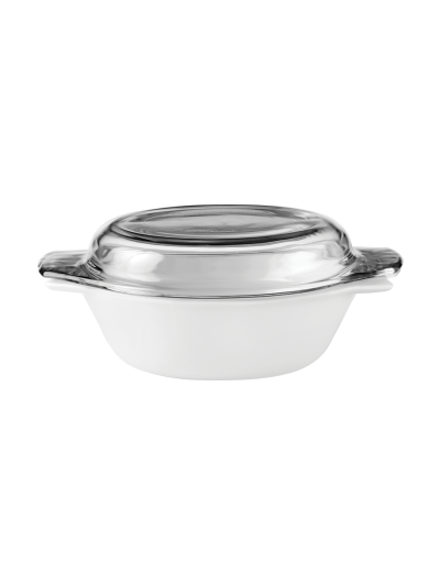 La Opala Casserole with Lid White 200mm LC111