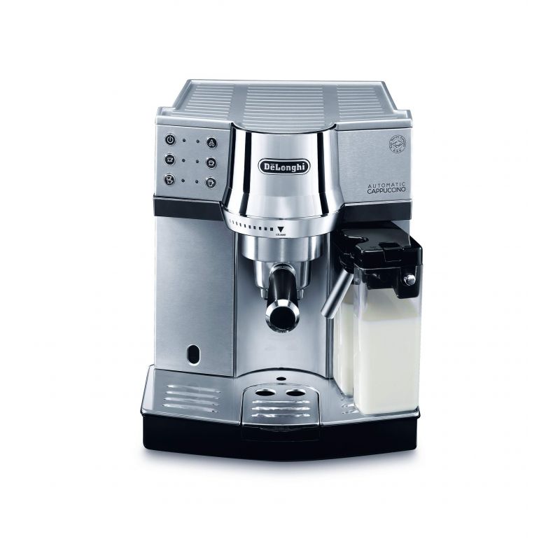 De'Longhi Expresso Maker Pump Driven & Cappuccino Machine 1450W (Metallic) Latte Macchiato Hot Milk Removable Drip Tray EC850.M - Image 11