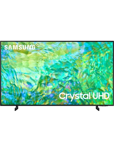 Samsung 65" Crystal UHD 4K Smart TV CU8000 with Air Slim Design, ,OTS Sound, Q-Symphony, Motion Xcelerator, Smart Hub, SolarCell Remote 65CU800