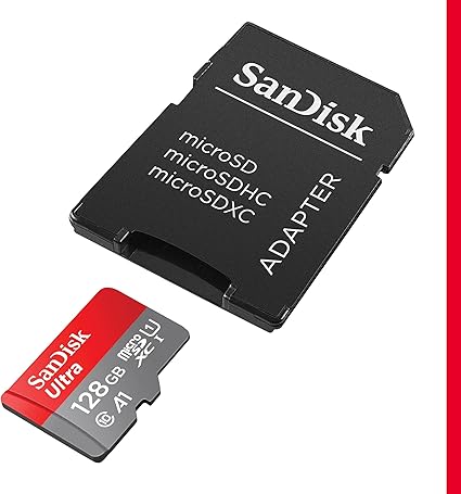 SanDisk MicroSD Card 128GB Ultra microSDXC UHS-I Memory Card with Adapter - Supports Speeds Up to 140MB/s. - Image 2