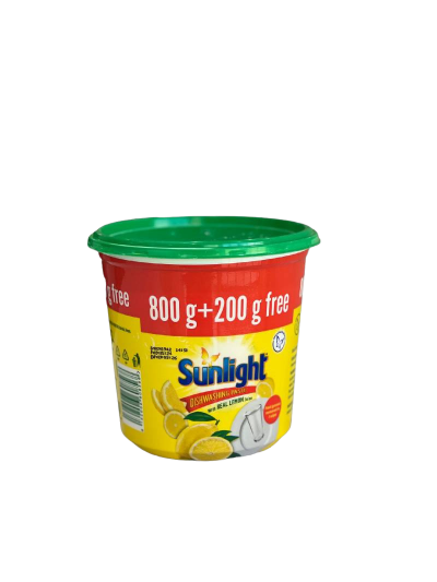 Sunlight Dishwashing Paste, Removes Stains 1kg 68921007